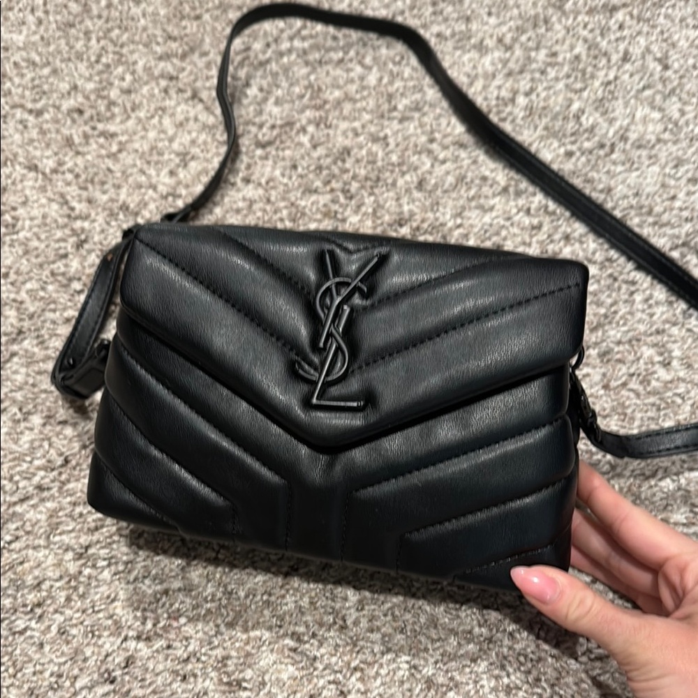 YSL black toy crossbody.
